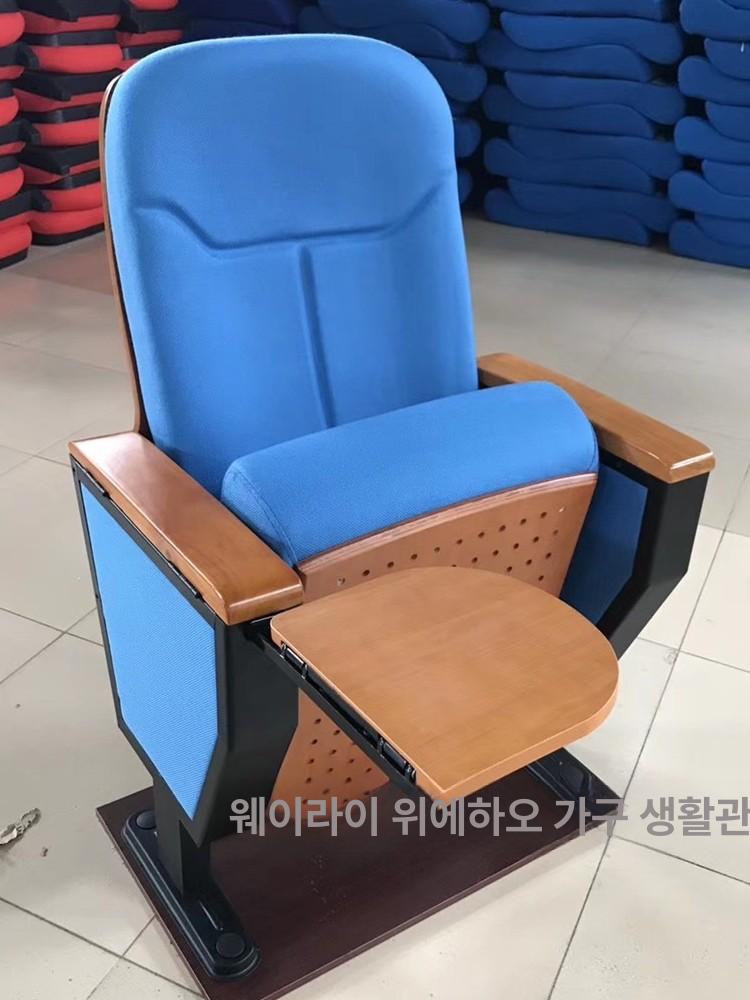 접이식 객석 영화관 시네마 테이블 회의실 강의실 교회 03 높이 조절 원목 페인트 5열 - 상세 이미지 3