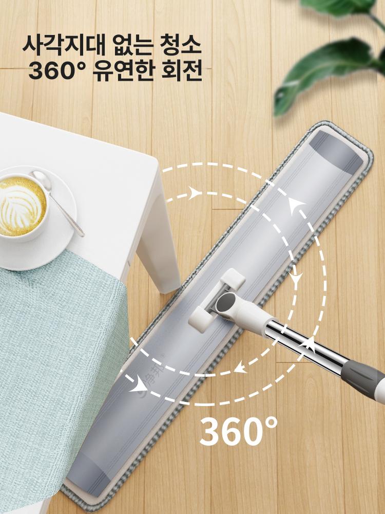 업소용 물걸레 경기장 청소용 학교 상업용 복도 물청소 55cm 천 3개 - 상세 이미지 4