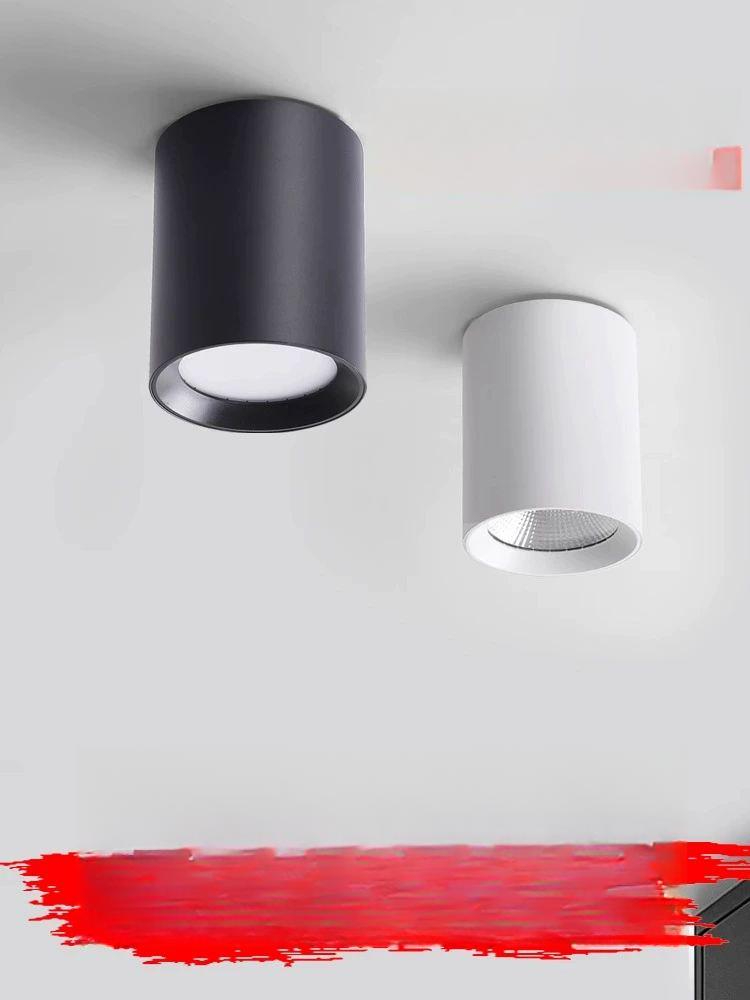 원통 직부등 각도조절 핀조명 실링 원통직부등 플리커프리 15w 블랙 집중 10cmx12cm - 상품 이미지