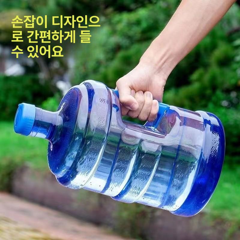 손잡이 캠핑용 물병 정수기 대형 보냉통 업소용 멀티 7.5l PET 초두꺼운 - 상세 이미지 2