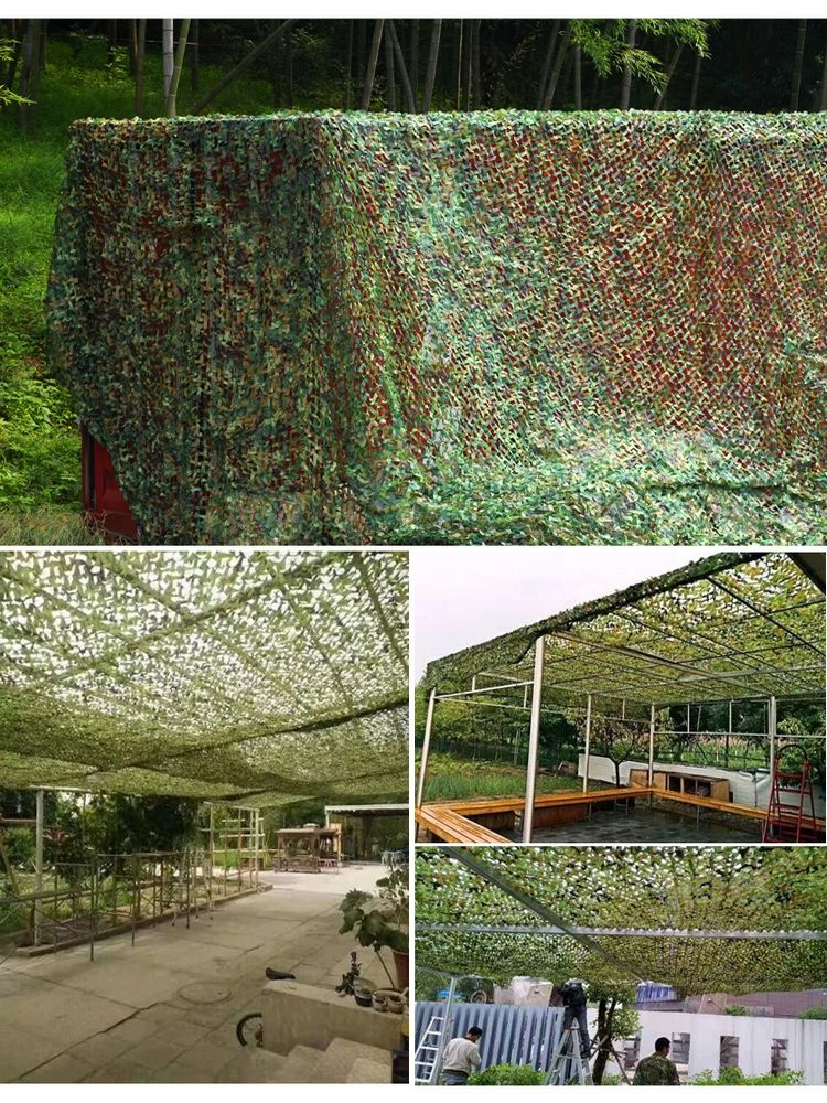 위장망 천막 카모플라주 지붕 햇빛 가리개 위장막 옥상 4m x 5m - 상세 이미지 5