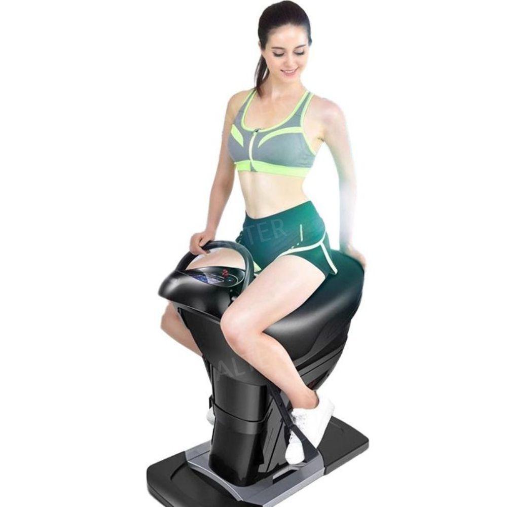 실내 승마 운동기 전신운동 복근 코어 유산소 말타기 220V 블랙 럭셔리 (150kg) - 상세 이미지 3