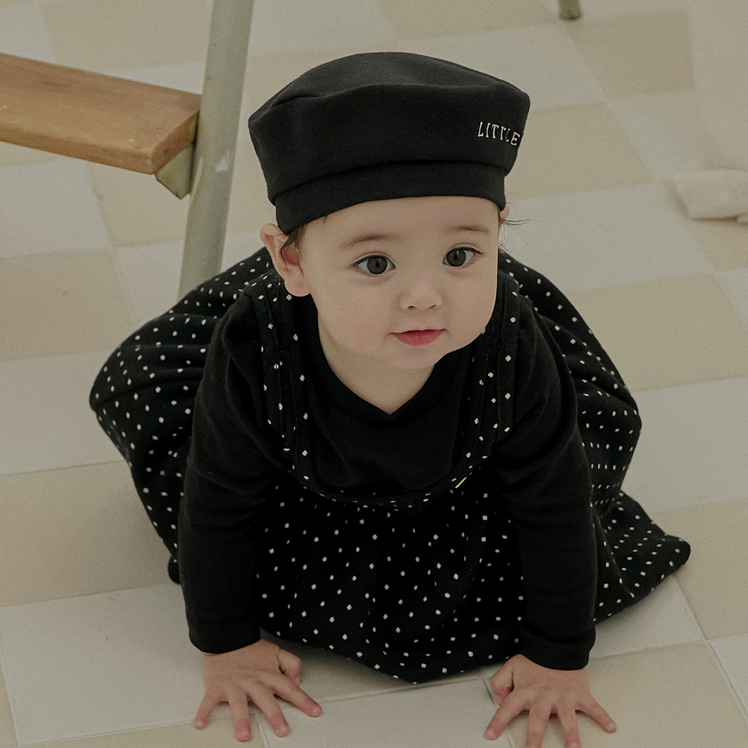 백일 돌잔치 촬영의상 하객룩 도브 원피스 블랙 - 상세 이미지 5