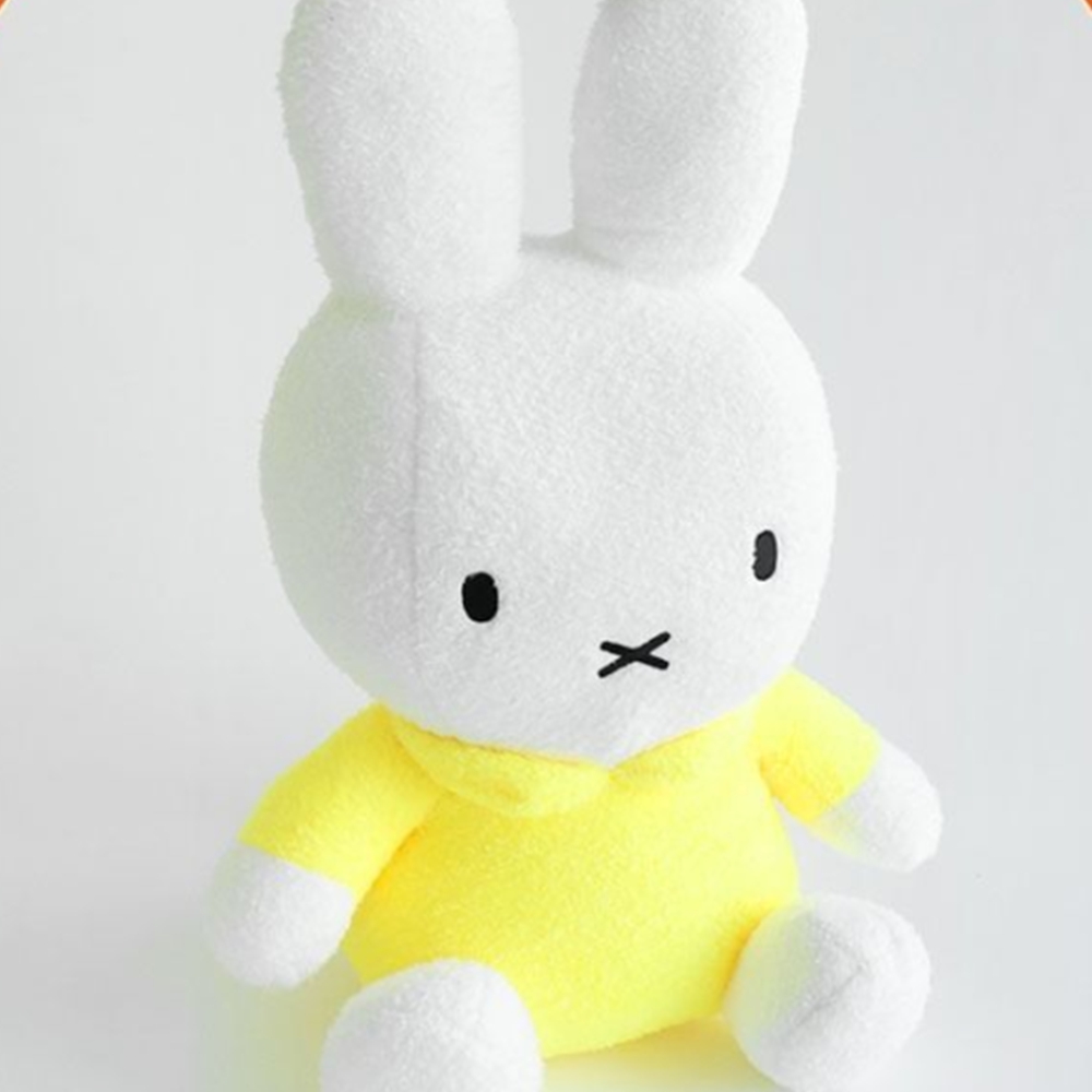 토끼캐릭터 애착 미피인형 45cm 옐로 - 상품 이미지