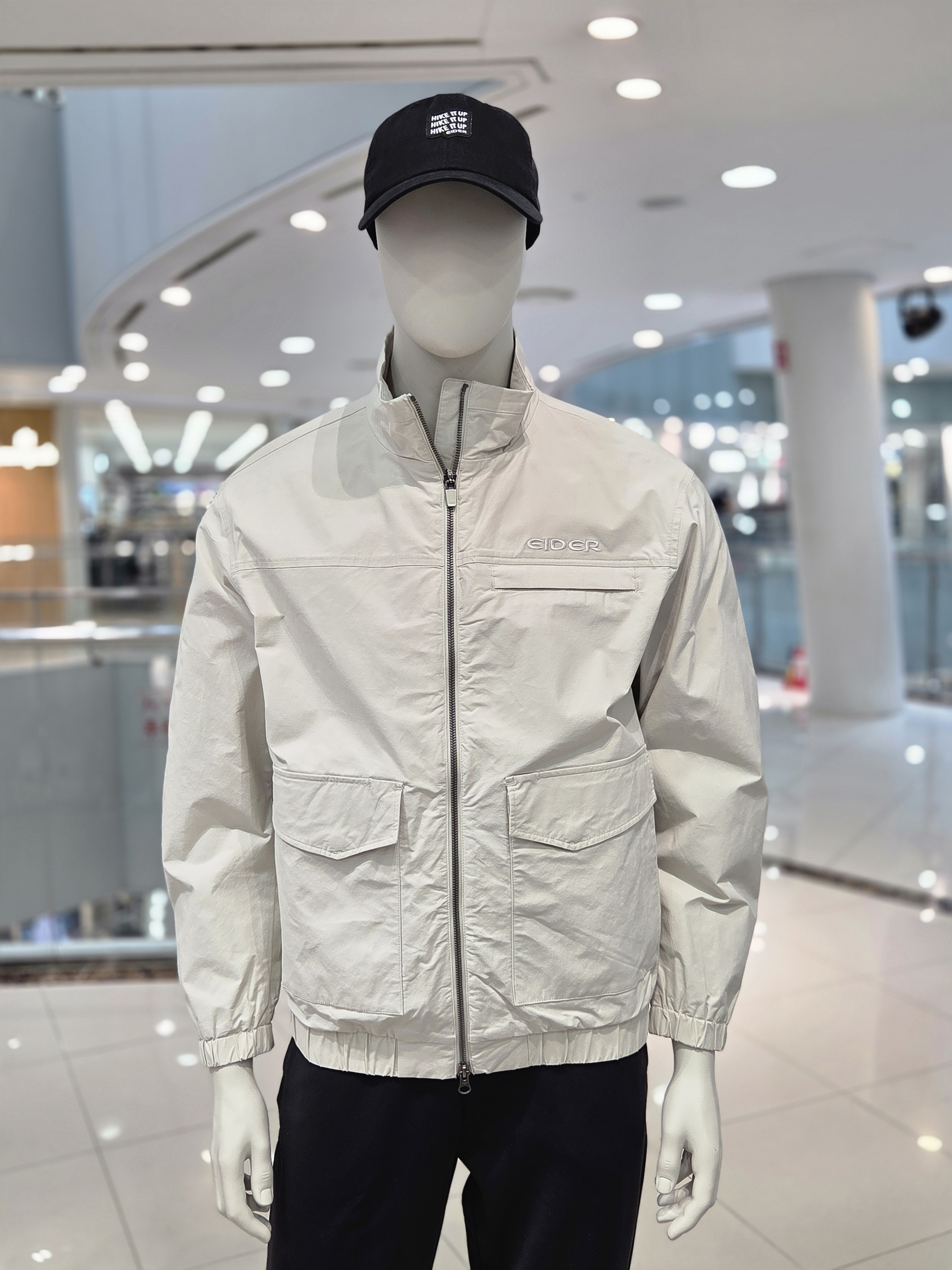 아이더 남성 바람막이 캐주얼 블루종 자켓 MP25152 - 상품 이미지
