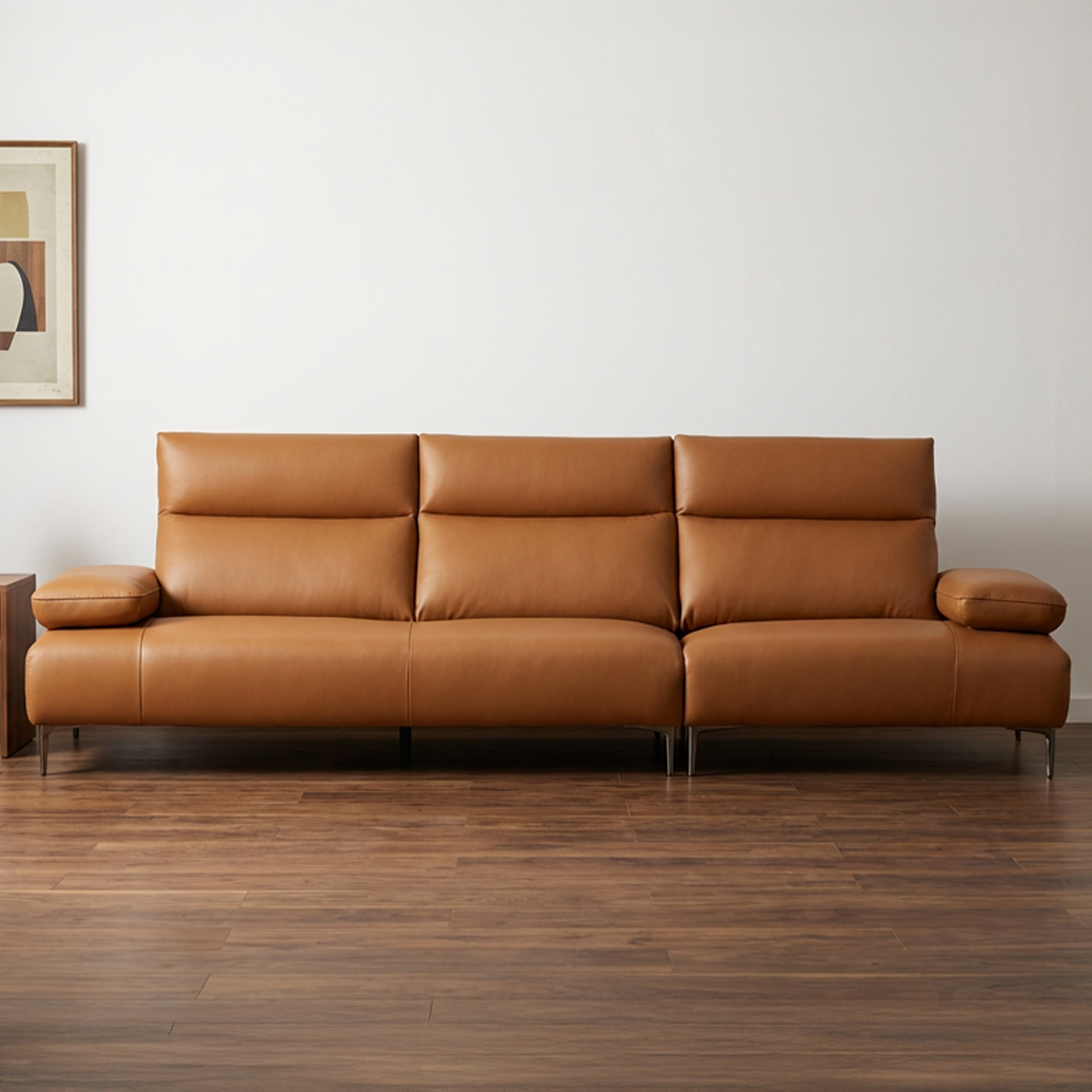 엔토 전체 풀그레인 소프트터치 슈렁큰 전체 올가죽 천연 가죽 4인용 쇼파 소파연구소