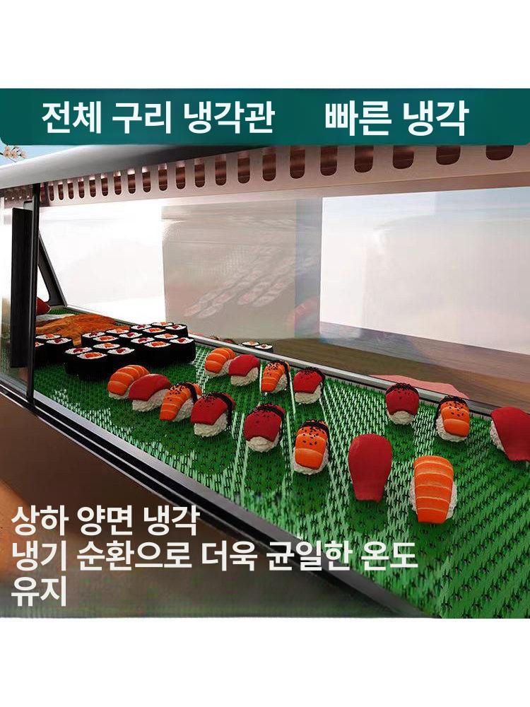 진열장 카페 정육 진열대 탁상용 횟집 베이커리 케이크 1.2m 조명 없음 - 상세 이미지 5