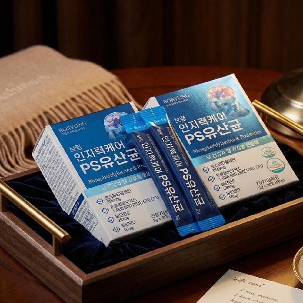 인지력케어 포스파티딜세린 30포 PS 유산균 뇌 영양제 포스타틴딜세린 30포, 1개 - 상세 이미지 4
