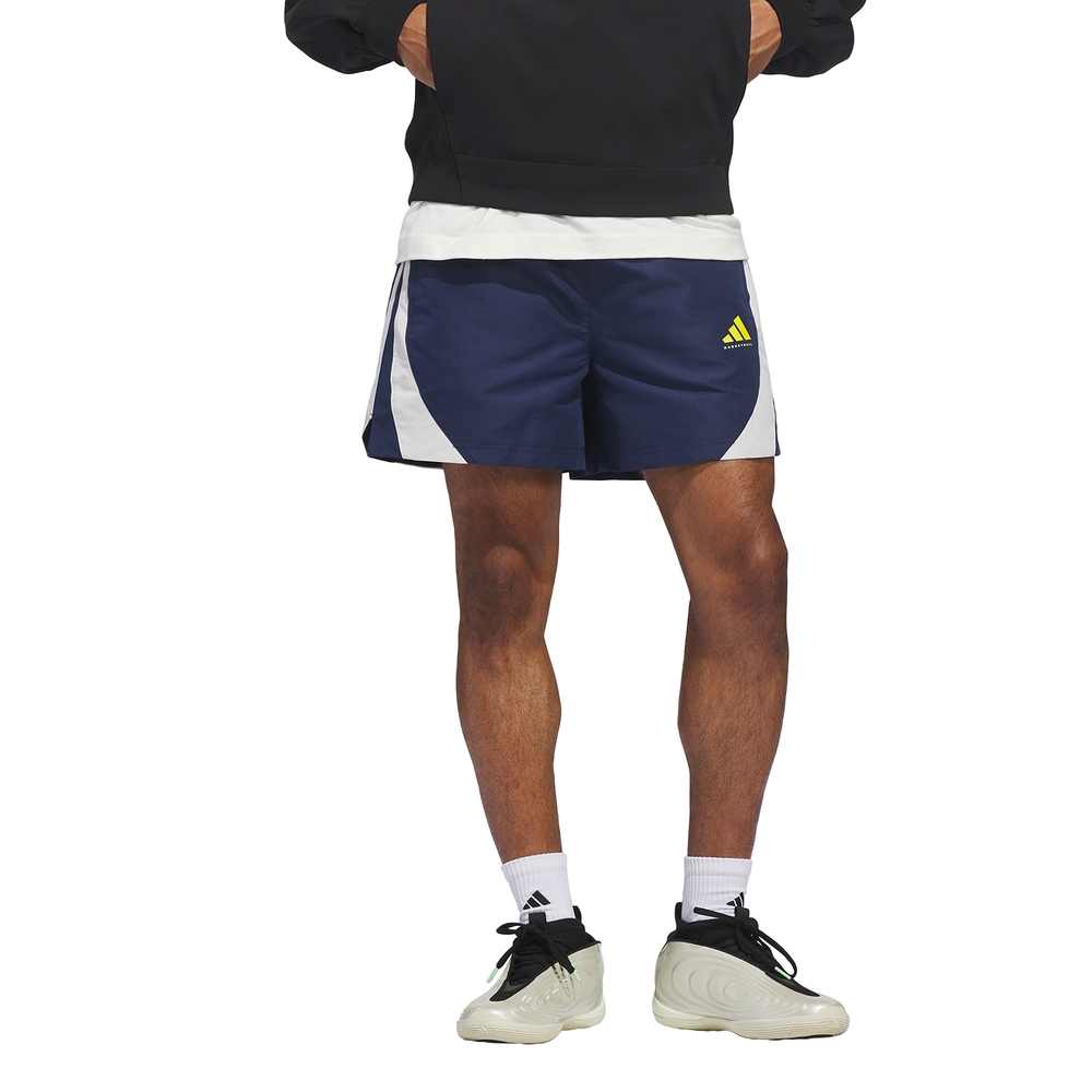 [아디다스 공식] ADIDAS BASKETBALL 우븐 쇼츠 KB7535 이미지 6