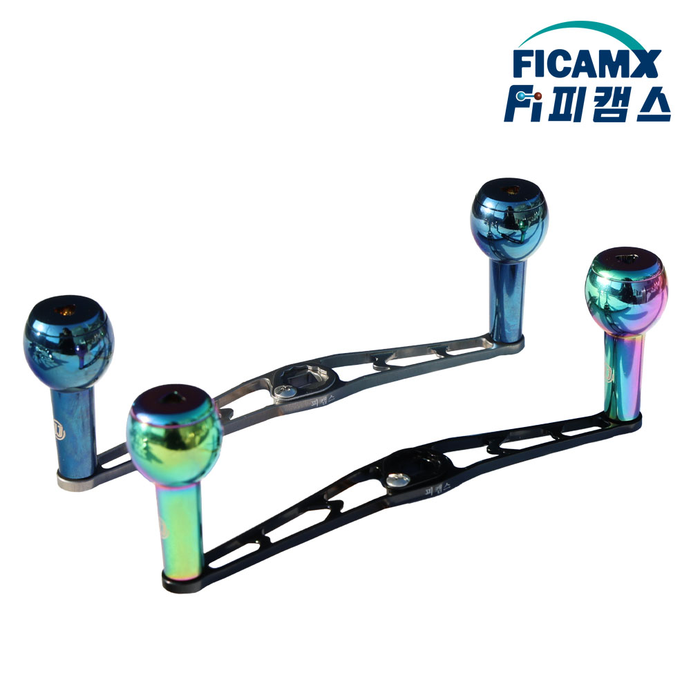 레인보우 130mm 노브 20mm 베이트릴 더블핸들 튜닝핸들 - 상세 이미지 3