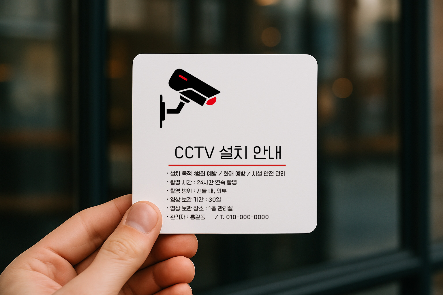 CCTV 촬영중 녹화중 보안 감시 카메라 282 100x100 - 상품 이미지