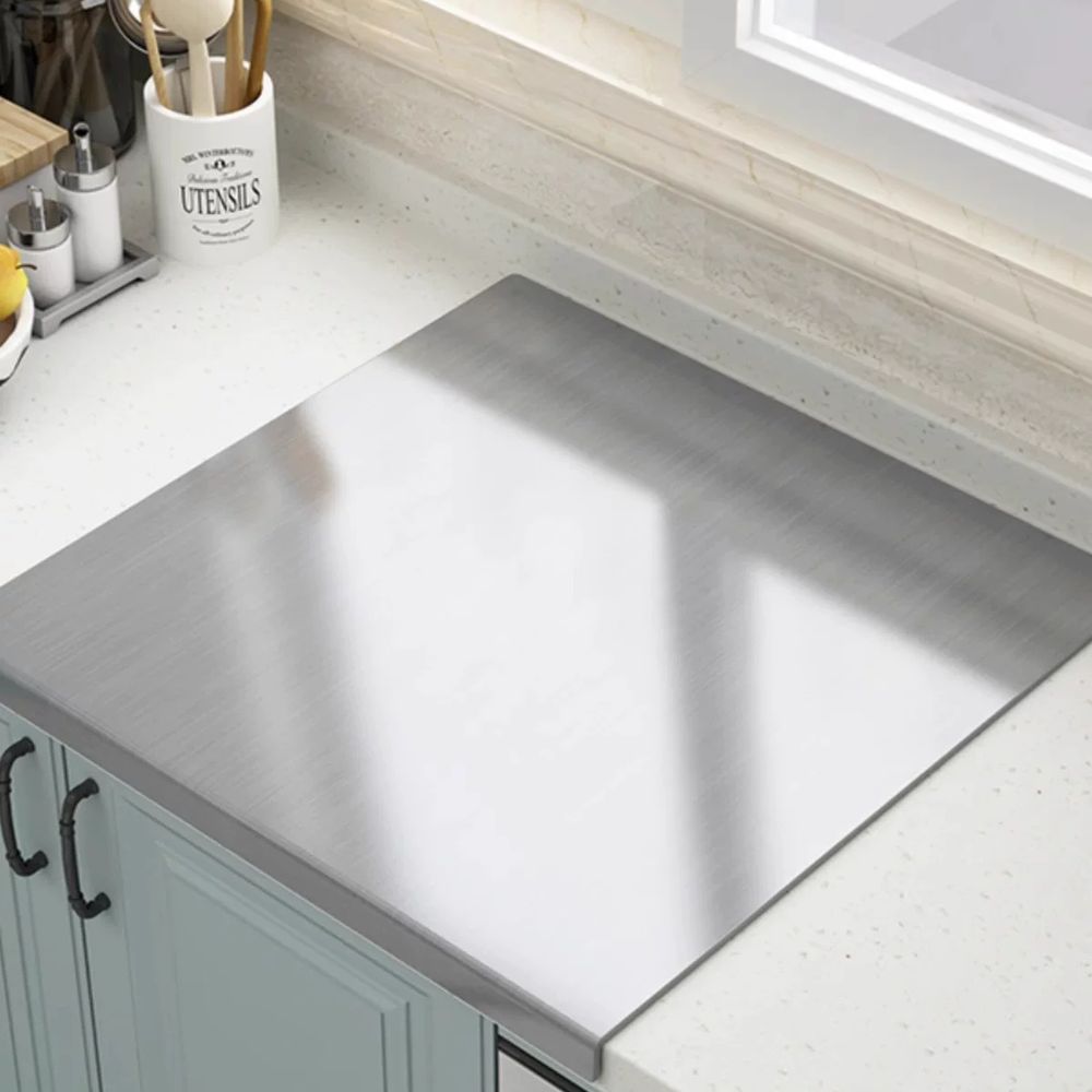 스테인리스 도마 상판 싱크대 베이킹 주방 58x8 A. 30 깊이와 40cm 길이접는 한쪽 - 상세 이미지 4