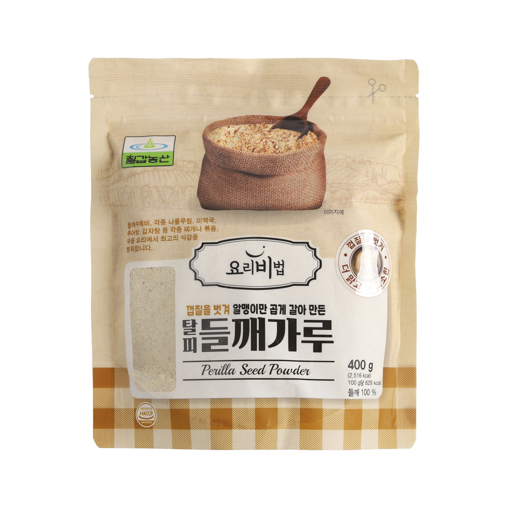 칠갑농산 탈피들깨가루 400g - 상품 이미지