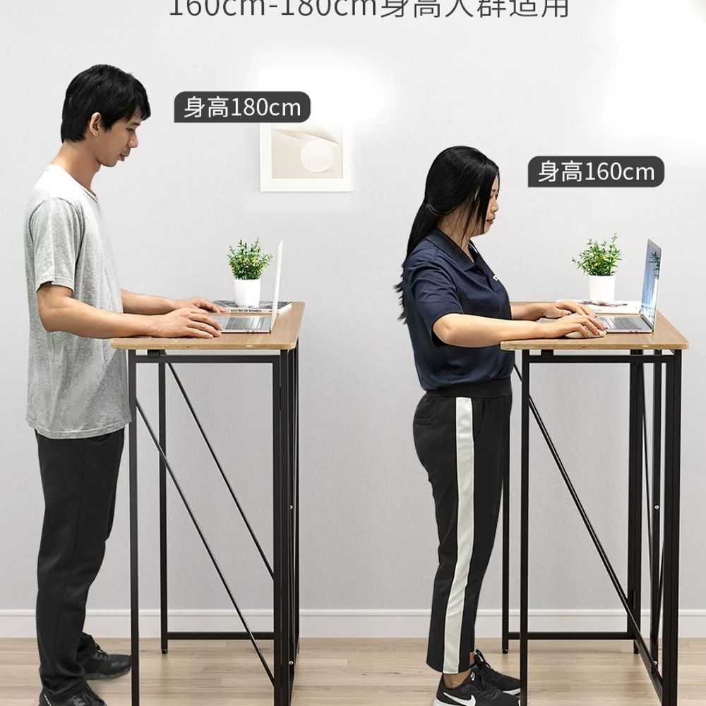 스탠딩 테이블 책상 학교 높이조절 접이 데스크 높낮이 A. 80cm 접이식 스탠딩 데스크 - 상세 이미지 3
