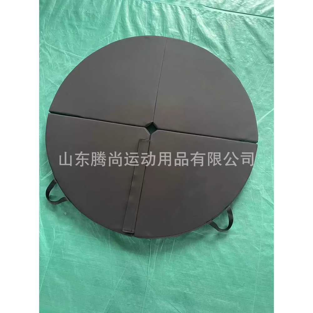 폴댄스매트 패드 충격방지 봉춤 안전매트 둥근 쿠션 1.2m x 5cm 블랙 - 상세 이미지 4