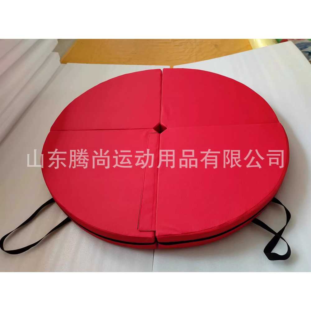 폴댄스매트 패드 충격방지 봉춤 안전매트 둥근 쿠션 1.2m x 5cm 블랙 이미지 8