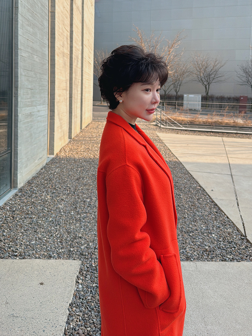 엘레강트 볼륨 픽시 이쁜 중년가발 내츄럴블랙 - 상세 이미지 5