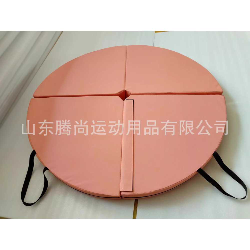 폴댄스매트 패드 충격방지 봉춤 안전매트 둥근 쿠션 1.2m x 5cm 블랙 이미지 6