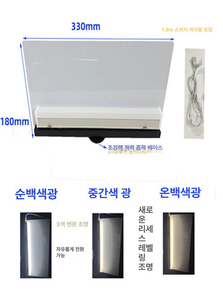 자동차 스코프 줄 찌그러짐 조명 장비 덴트 라인 자석 강력 비방수 차량복원 문콕 - 상세 이미지 3