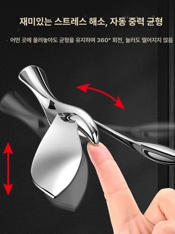 장식 병따개 인테리어 무게중심 균형 장식용 홈바 장식품 플라잉버드 코르크스크류+받침대 1세트 - 상세 이미지 3