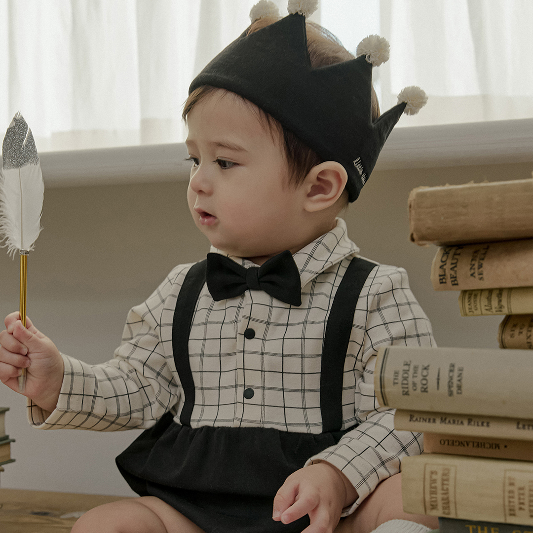 백일 돌잔치 촬영의상 하객룩 플리크 바디슈트 블랙 이미지 8