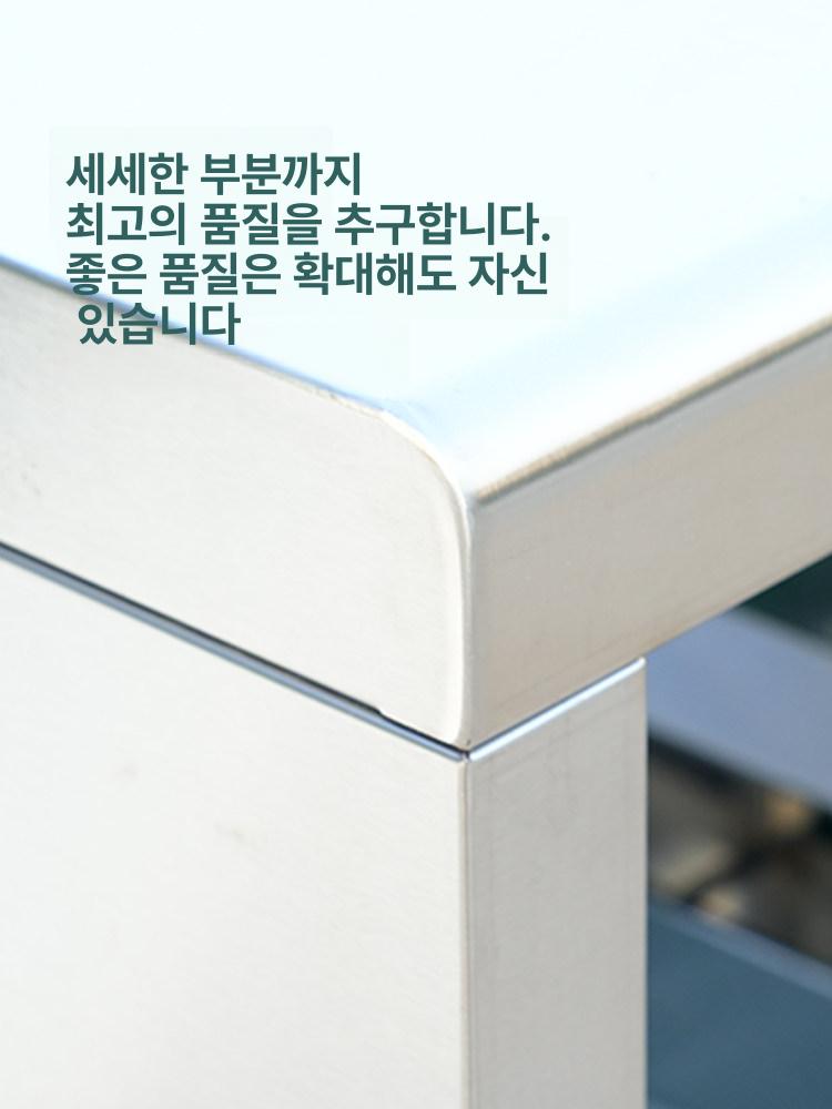 야외 쓰레기통 업소용 공공장소 공원 대형 등산로 산책로 하단 도어 아연도금판 3분류 - 상세 이미지 4