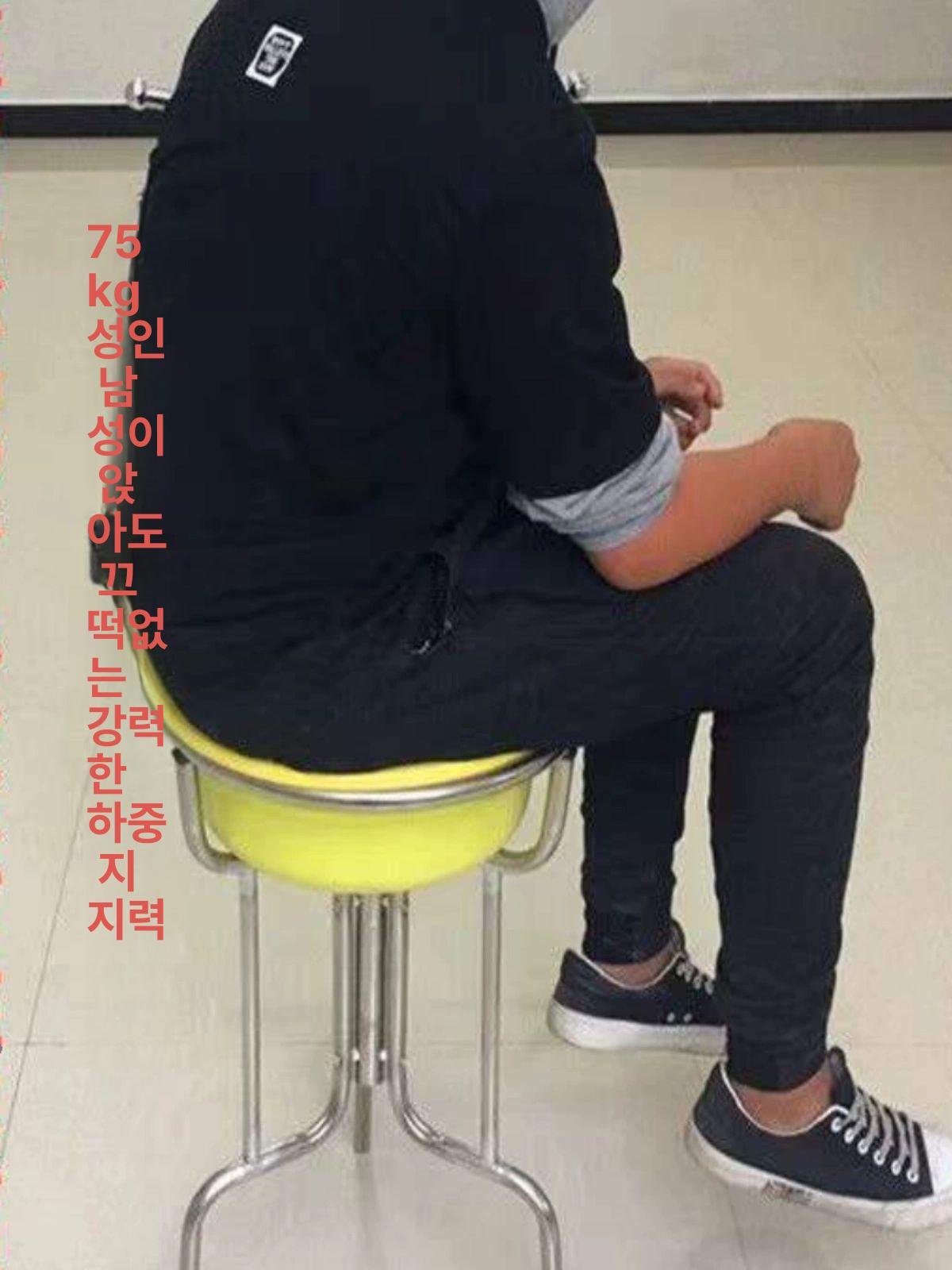 받침대 원형 대야 걸이 농막용 거치대 세면대 스탠드 64cm 1단 수건걸이 포함 - 상세 이미지 3