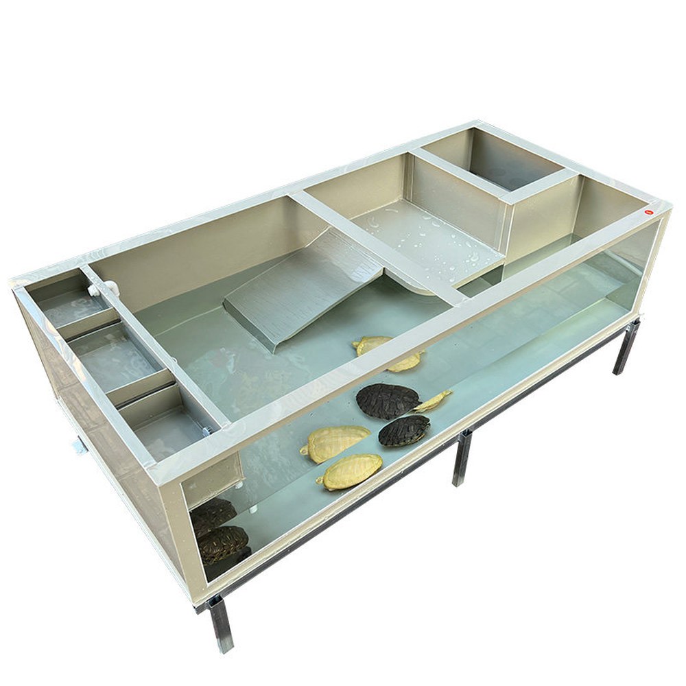 수조 대형 40X60X30cm 무배수 장 거북이 40cm 6자 블랙 40X60X30cm - 상품 이미지