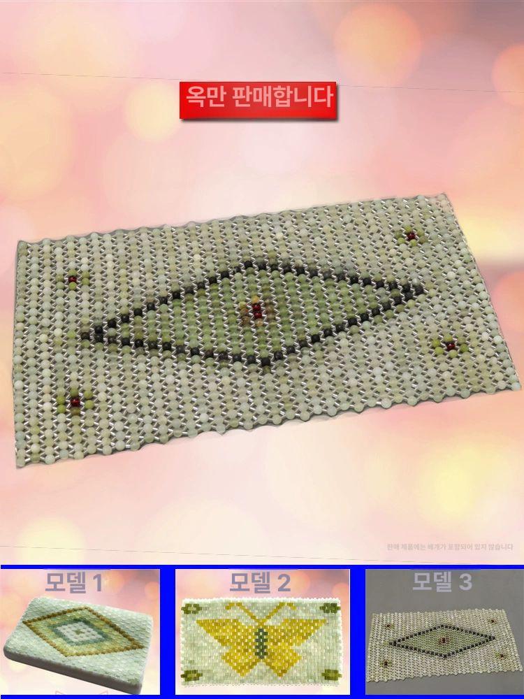 옥베개 배개 보호 천연옥 맥반석 하드 거북목 숙면 베개 커버 일자목 스타일 스톤 - 상세 이미지 3