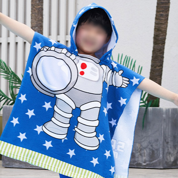 후드 비치 타올 바다 비치 가운 수영복 물놀이