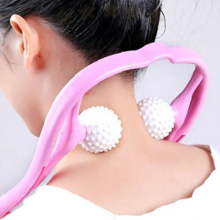 목 어깨 등 근육 이완 지압 마사지 도구 골프공 형태 롤러 혈액 순환 촉진 피로