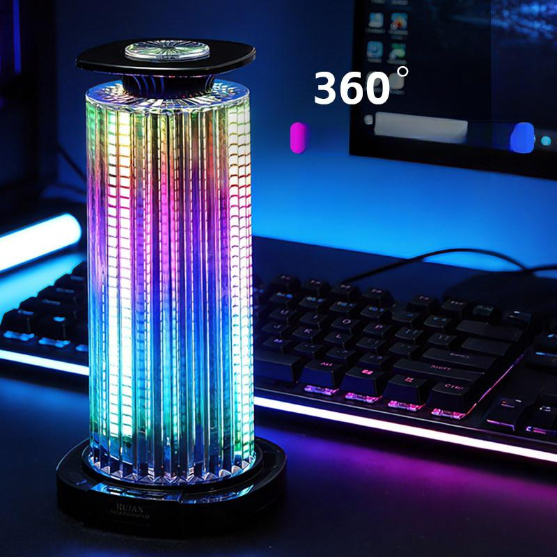 RGB 리듬 라이트 앰비언트 음악 스트립 차량용 LED 360도 - 상품 이미지