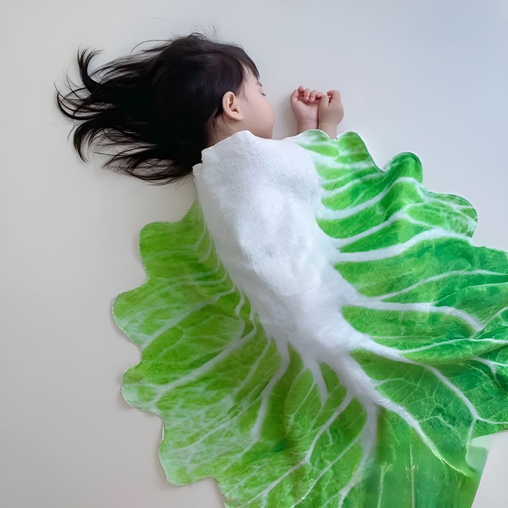 배추담요 1인용담요 어린이 낮잠 소파 작은 거실 캠핑 - 상세 이미지 3