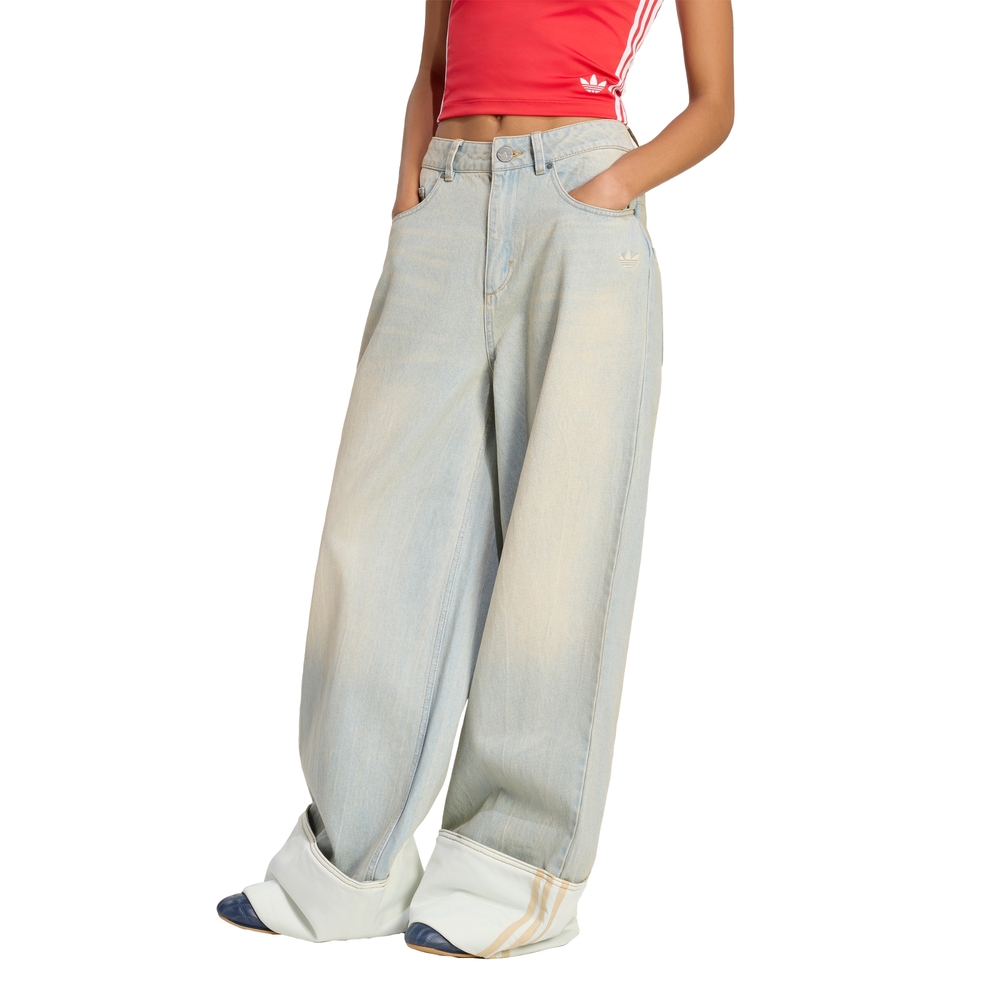 [아디다스 공식] VINTAGE WIDE LEG 진 KW4517 - 상세 이미지 4
