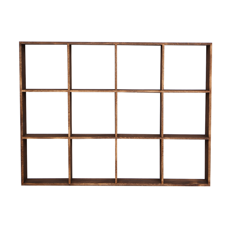 찻잔 진열장 원목 장식장 빈티지 컵 정리 다기 티스탠드 12칸 중장비용 - 상품 이미지