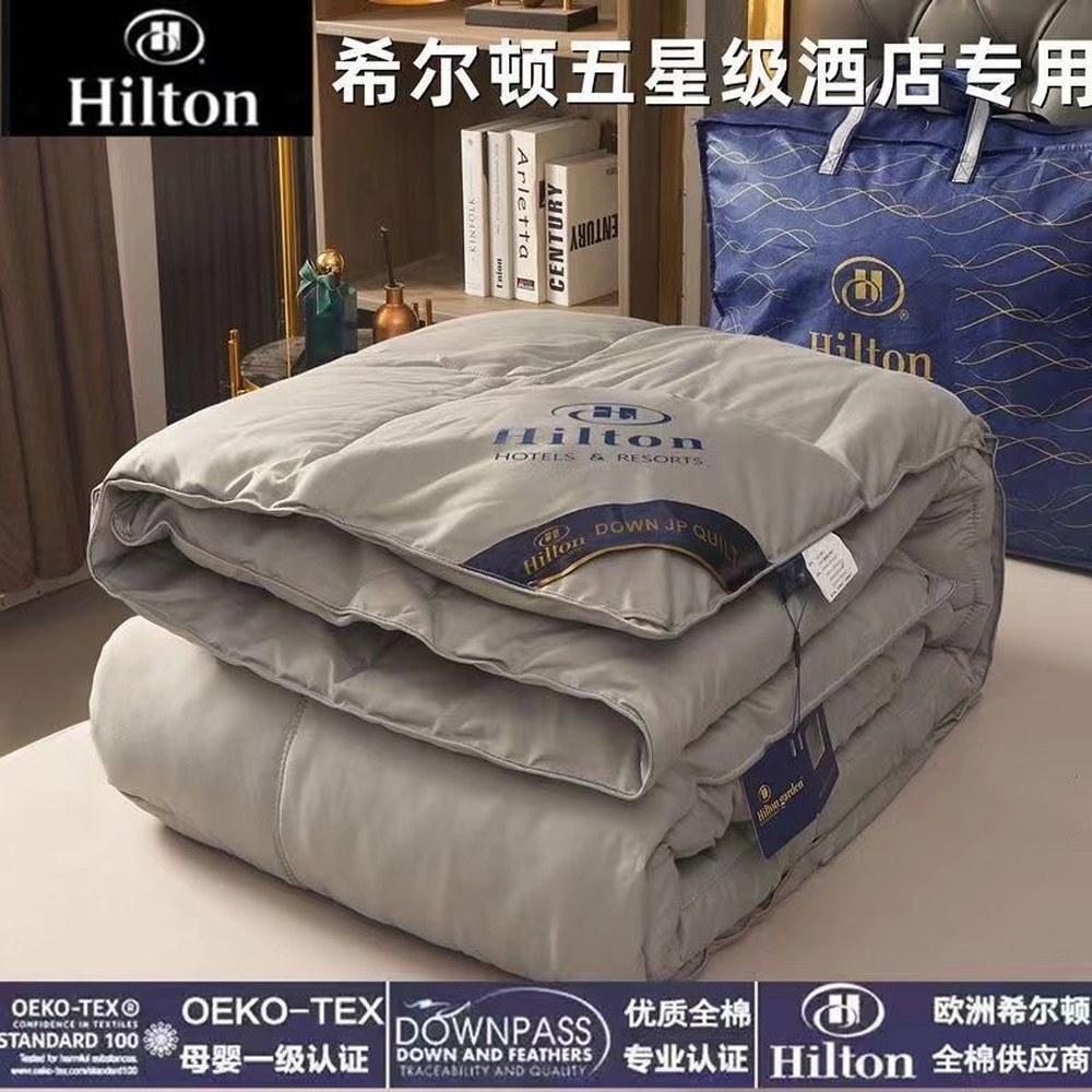 힐튼이불 사계절 이불커버 호텔 거위털 힐튼 150X200CM 이불 거위털이불 호텔 화이트 150X200CM 2근 차렵이불 - 상세 이미지 2