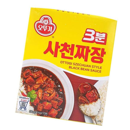 간단식사 오뚜기 3분 사천짜장 x 200g 4개
