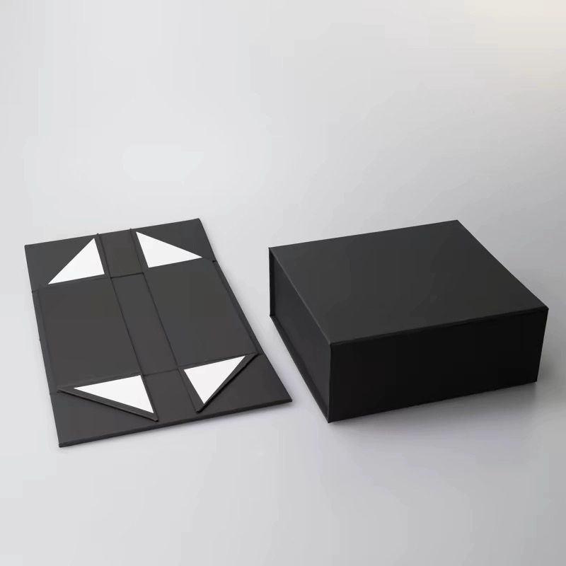자석 선물상자 레더브라운 결혼식 답례품 상자 크리스마스 블랙 41x32x11cm - 상품 이미지