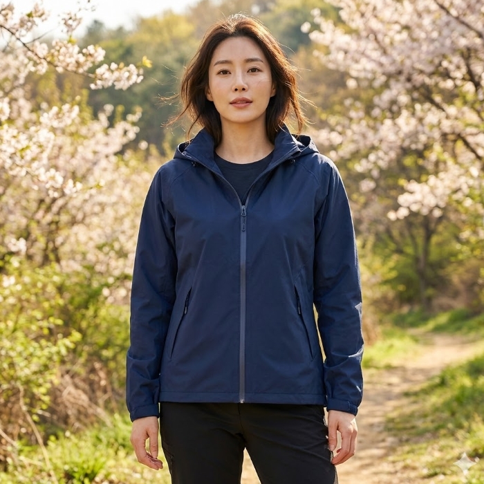 MILLET 밀레 여자 봄 간절기 아웃도어 GTX 고어텍스 방수 바람막이 등산자켓 - 상품 이미지