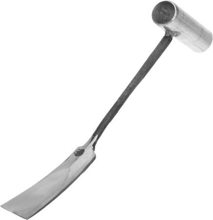 Kisangel [해외]키젤 가든 굴착 삽 금속 날카로운 제초 도구 흙을 파내기 위한 손 심기 35x11cm Silver