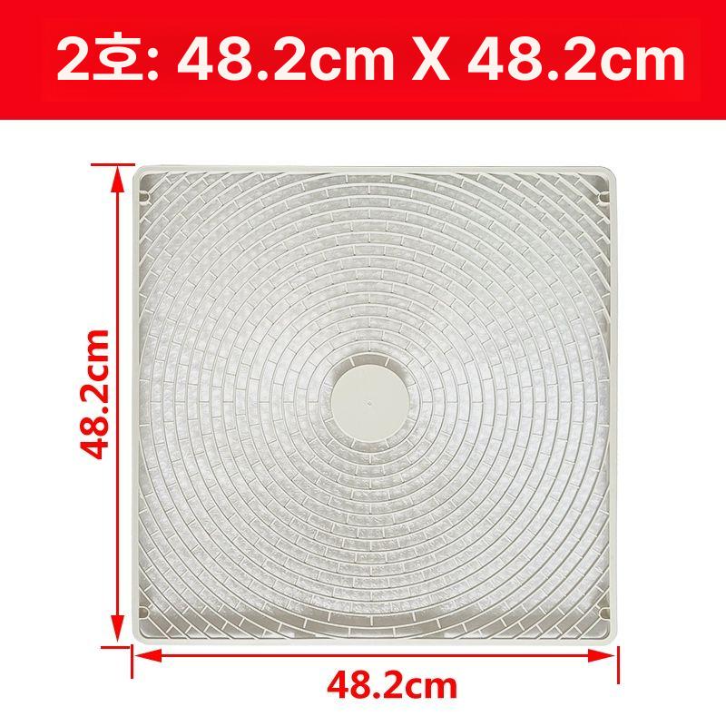 에어컨 실외기 커버 공기배출구 외부 덮개 팬 교체 유닛 2번 48.2 x 48.2cm - 상세 이미지 3