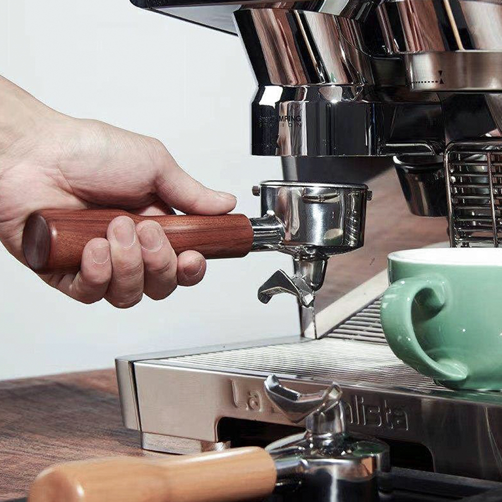 칼딘 데디카 더블 스파웃 포터필터 51mm 블랙 드롱기 스메그 포타필터 바스켓 미포함 이미지 4