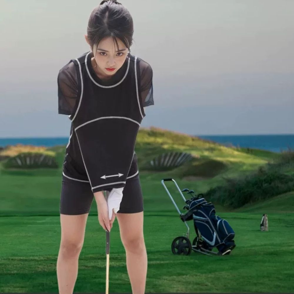 골프 조끼 연습 트레이닝 옷 검정 셔츠 S 고정 A. 검은색, A. S - 상세 이미지 3