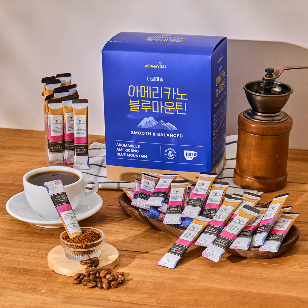아로마빌 아메리카노 블루마운틴 1g x 180개입 1박스 - 상세 이미지 2