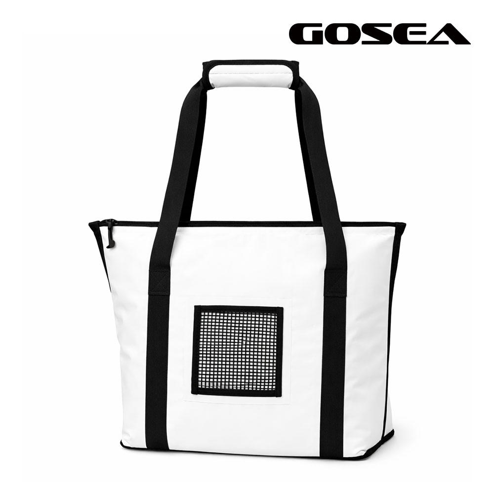 GOSEA 원 팩 쿨러백 휴대용 아이스 백 가방 소프트 쿨러 캠핑 보냉 화이트 - 상세 이미지 5