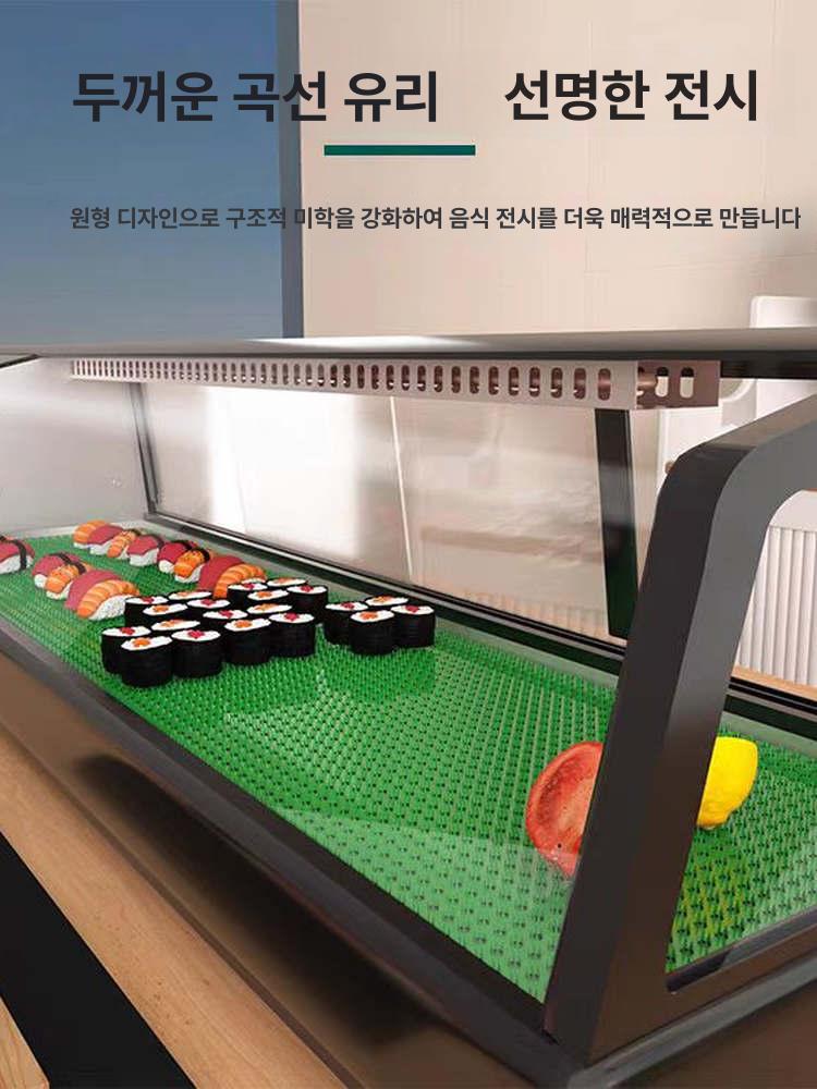 진열장 카페 정육 진열대 탁상용 횟집 베이커리 케이크 1.2m 조명 없음 - 상세 이미지 3