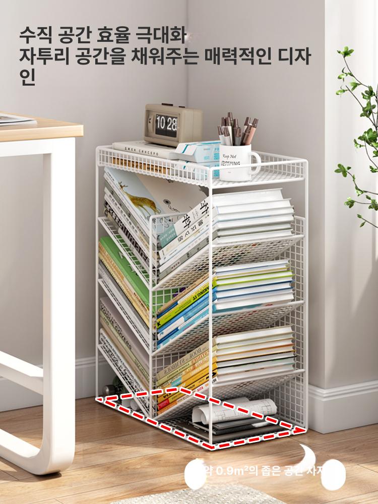 이동식 보관함 서류 틈새 수납 바퀴 수납함 문서 정리대 아테네스블랙 확장형좌우바닥형 - 상세 이미지 4