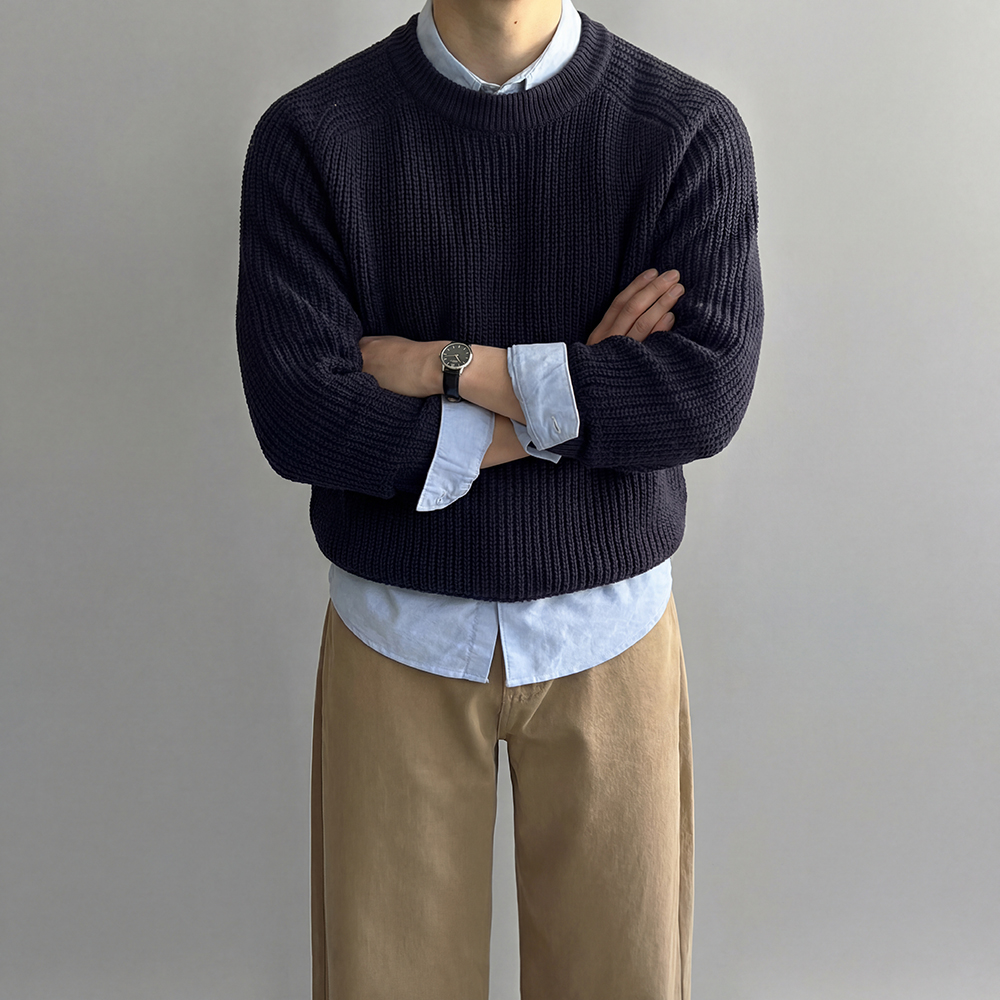 옥스포드셔츠 소라색셔츠 남자흰색남방 - 상세 이미지 3