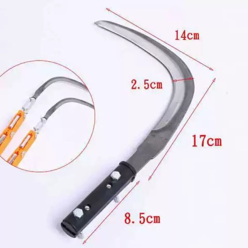 대형 고지낫 잡초 제거 장대낫 따기 비닐 6m 알루미늄 A. 물풀 베텔넛 칼 8mm 나사형 - 상세 이미지 4