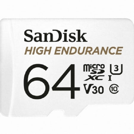 micro SDXC CLASS10 UHS-I U3 High Endurance V30 100MB/s (64GB)
